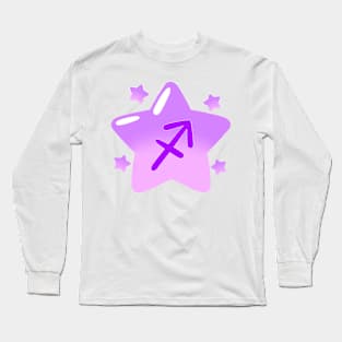 Astrological Sign Star - Sagittarius Long Sleeve T-Shirt